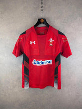 Under Armour Shirt Mens M Medium Red Rugby Union Home