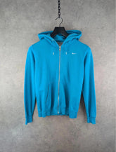 Nike Jumper Womens M Medium Blue Y2K Hoodie Full Zip