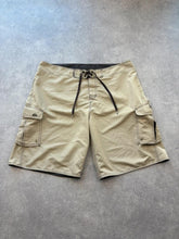 Quiksilver Board Shorts Men’s XL Beige Surf Swim Cargo Beach Shorts