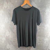 All Saints T-Shirt Mens Medium M Black Short Sleeve