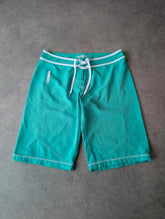 Y2K Animal Shorts Women’s Large Green Surf Skate Summer Beach