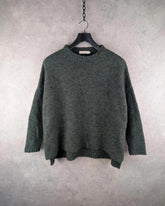 Rabens Saloner Jumper Womens Small S Green Selvi Alpaca Wool