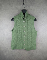 L.L.Bean Cardigan Womens L Large Green Vintage