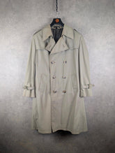 Dun & Co Trench Coat Mens Medium M Beige Vintage 90£