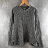 Eddie Bauer Knitted Pullover Jumper Mens XL Grey