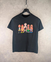 Wrestling Print T-Shirt Mens Medium M Black Hulk Hogan Print