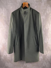 Club Monaco Coat Mens Medium M Green Overcoat Smart