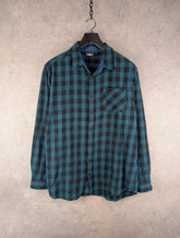 DMG Shirt Mens XXL 2XL Regular Flannel Checker Cotton