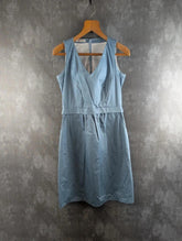 René Lezard Summer Dress Womens Small S Blue
