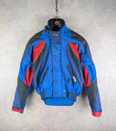 Belstaff Motorcycle Jacket Mens Small S Vintage Hytrel Cordura Blue/Red