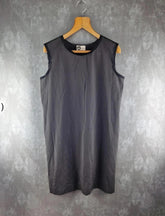 Lanvin Dress Womens Large Black Formal Made In France