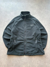 Jack Wolfskin Fleece Women’s Large Black Full Zip Outdoor Hiking Jacket