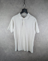 St Michael Polo Shirt Mens M Medium Beige