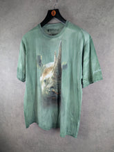 Baobab T-Shirt Men's Extra Large Graphic Print Rhino Men's Short Sleeve