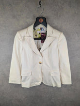 Red Valentino Jacket Womens L Large Cream Blazer