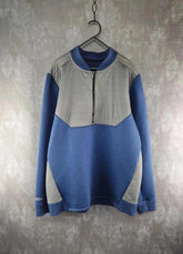 Under Armour Jumper Mens XL Extra Large Blue Soft Shell Pullover Half Zip