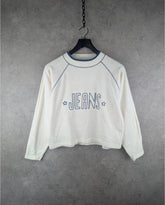 John Baner Jumper Womens M Medium White Vintage 90s