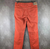 Burberry Trousers Mens W34 L32 Orange Jeans Denim