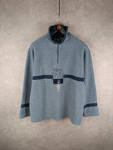 Lotto Jumper Womens Large L Grey Vintage Fleece Vintage Y2K