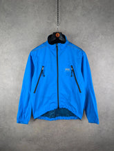 Hello Hansen Jacket Mens Small S Blue Waterproof Packable Full Zip