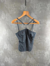 NYNNE Top Womens Small S Denim Y2K