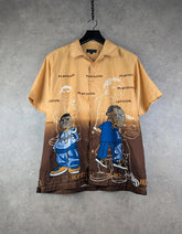 New Roads Shirt Mens Large Graphic Print Y2K Hip Hop Rap