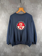 Giorgio Jumper Mens Large L Navy Vintage 90s Pullover