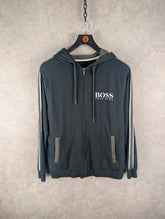 Hugo Boss Jumper Mens Small S Black Hoodie