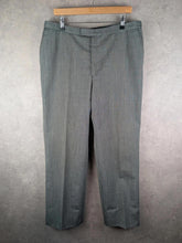 Moss Trousers Mens W36 L30 Vintage Grey Pinstripe