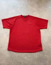 Nike T-Shirt Men’s Large Red Short Sleeve Activewear Gym Sports Y2K