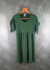 Diane Van Fürstenburg Dress Womens Small S Green Wool Long