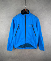 Helly Hansen Jacket Mens Small S Blue Waterproof Packable Full Zip