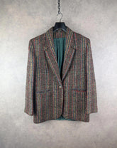 Irish Tweed Jacket Womens L Large Multicoloured Vintage Country
