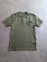 Italian Military Polo Shirt Men's Small Green Short Sleeve Army Utility
