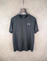 Under Armour T-Shirt Mens M Medium Black Gym Training Running