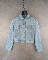 Quicksilver Jacket Womens XS Extra Small Blue Denim Y2K