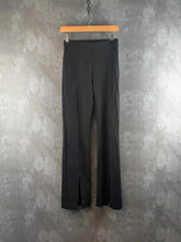 & Other Stories Trousers Womens XS Extra Small Black Straight Wide-Leg