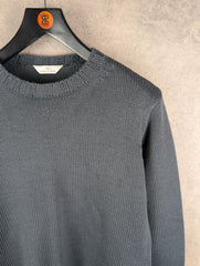 St Michael Jumper Mens Medium M Grey Knitted Vintage