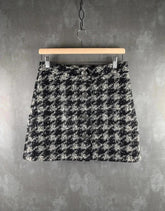 Silvian Heach Skirt Womens S Small Black/White