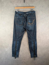 Replay Jeans Womens W30 L29 Blue Denim Italy Lace Slim