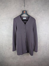 United Colors Of Benneton Jumper Womens Medium M Lilac Vintage Cardigan Wool Italy