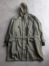 Vintage M1947 Parka Coat Men's XL 1970s Military Hooded Removable Liner Green