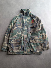 Vintage 1980s Italian Military Jacket Men’s Large Green Field Army