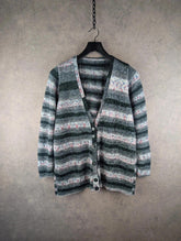 Hand Knitted Cardigan Womens 12 Large