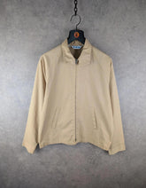 Lacy Harrington Jacket Mens L Large Beige Vintage 70s Bomber