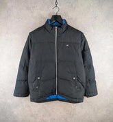 Tommy Hilfiger Jacket Womens Large L Black Puffer