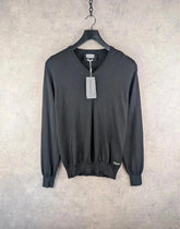 Baldessarini Jumper Mens M Medium Black Made In Italy New