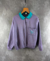 Vintage Jumper Mens Medium M Cotton Pullover 1980s