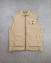 Vintage 1980's Wrangler Jacket Men's Large Body Warmer Beige