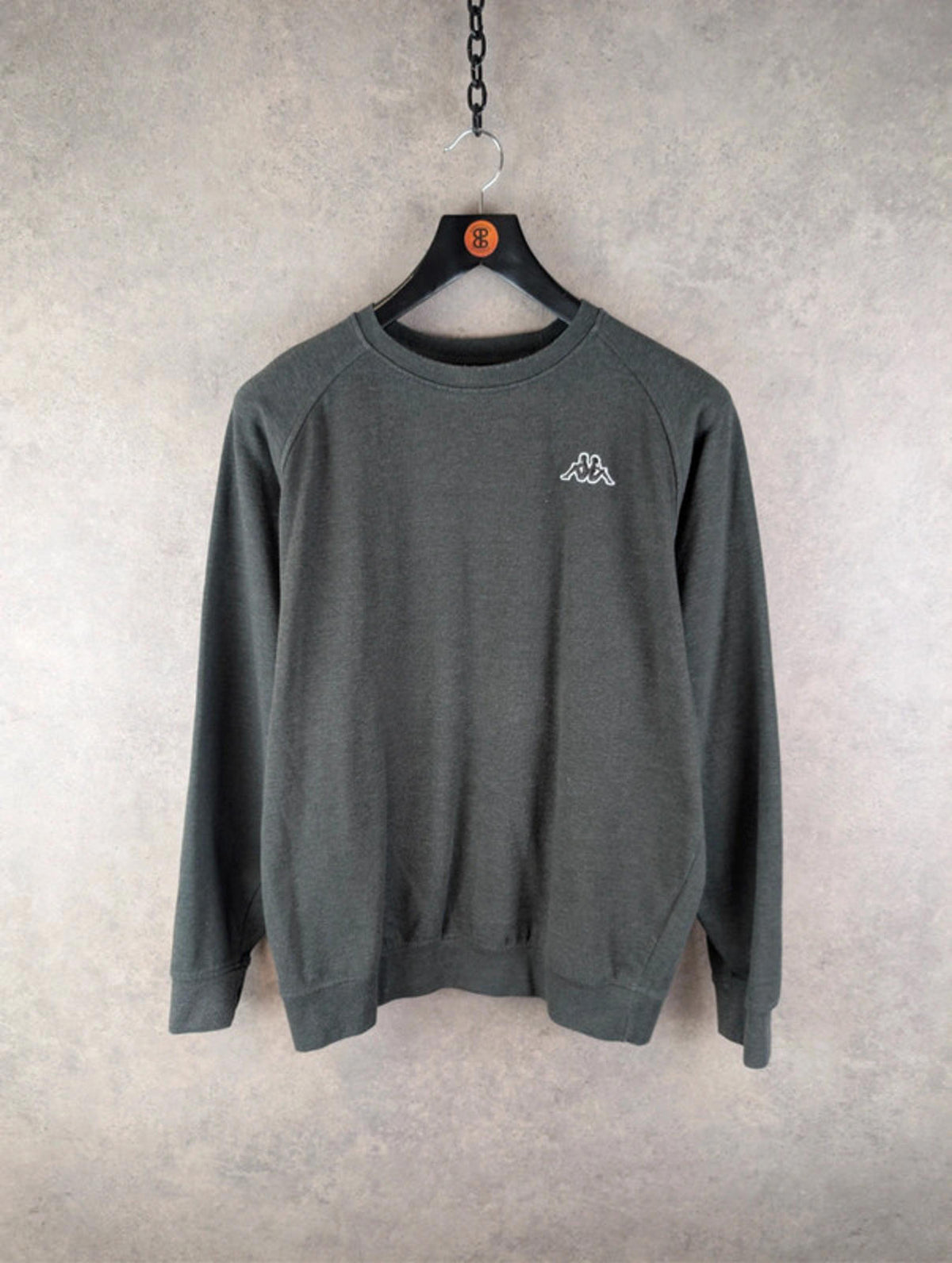 Kappa Jumper Mens XL Extra Large Grey Pullover